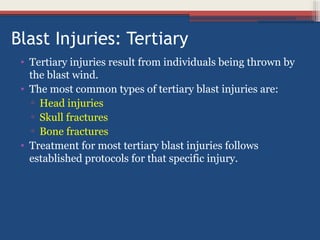 Small Explosive Injuries Comprehensive Overview of Injuries Caused by Explosive Forces and Blast ...