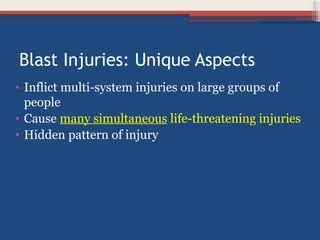 Small Explosive Injuries Comprehensive Overview of Injuries Caused by Explosive Forces and Blast ...
