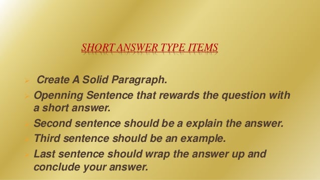 Essay type test and objective type test 