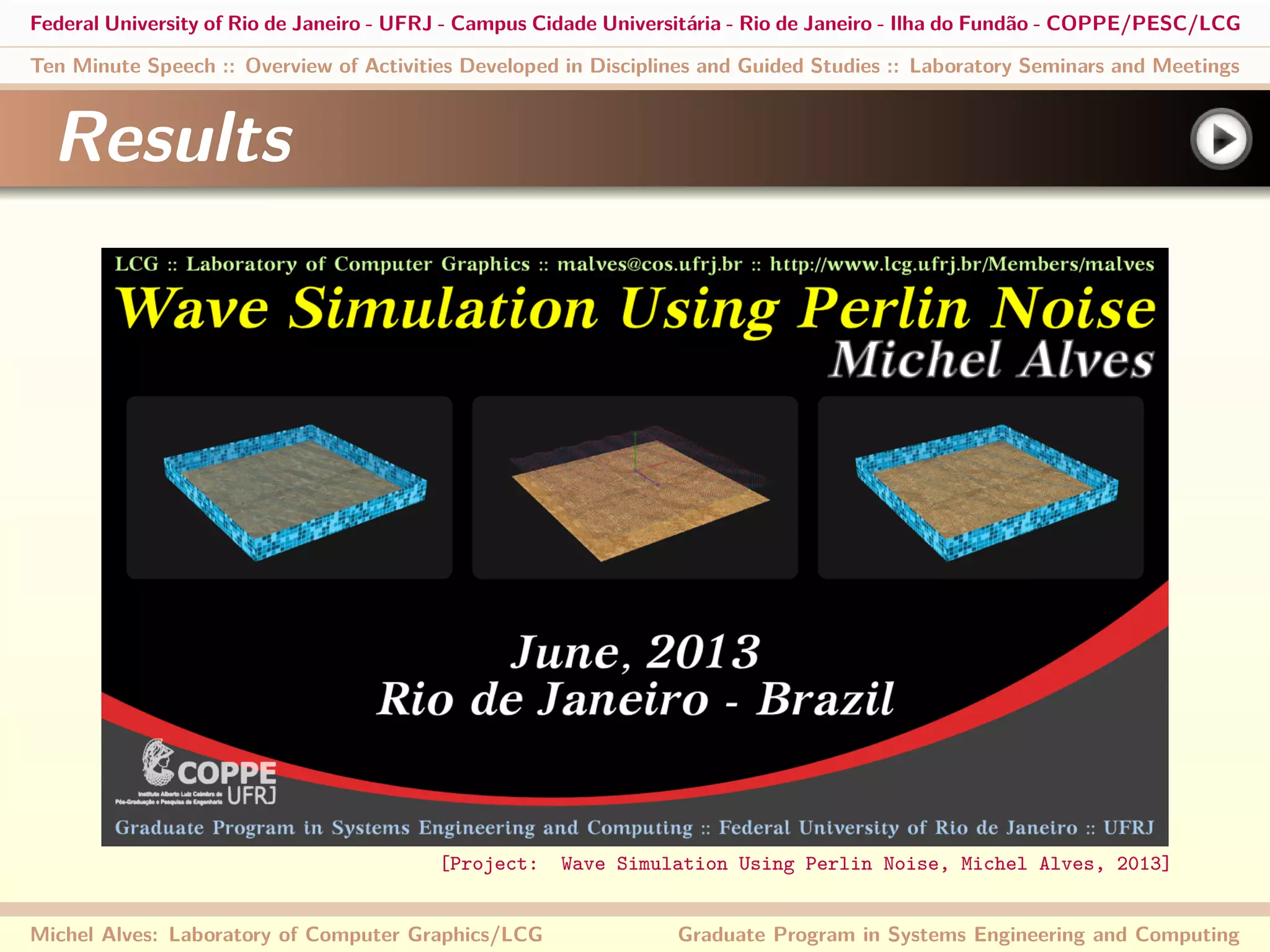 Wave Simulation Using Perlin Noise | PPT