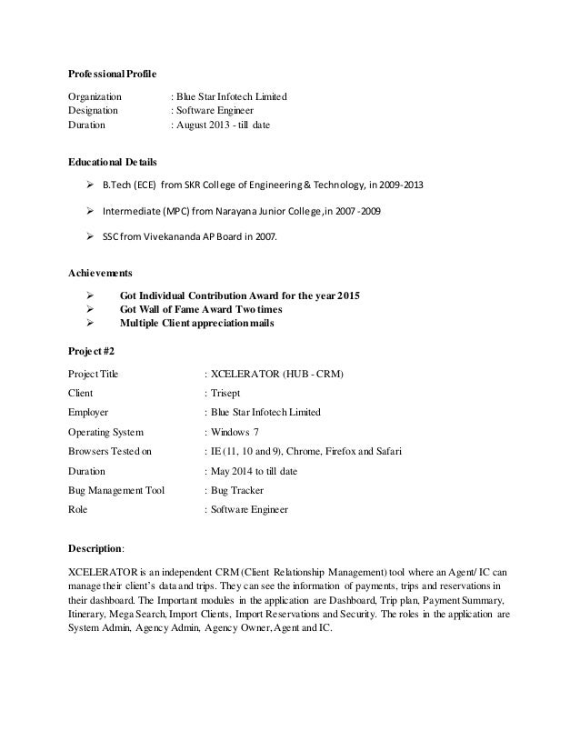 narmesh 3 yrs manual testing resume