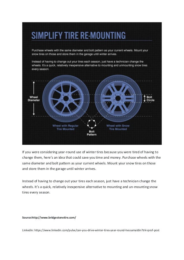 Can You Drive Winter Tires Year Round