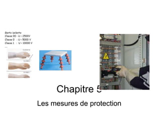 Chapitre 5
Les mesures de protection
 
