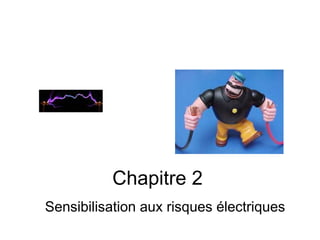 Chapitre 2
Sensibilisation aux risques électriques
 