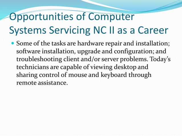 381091947 introduction-computer-systems-servicing-nc-ii | PPTX