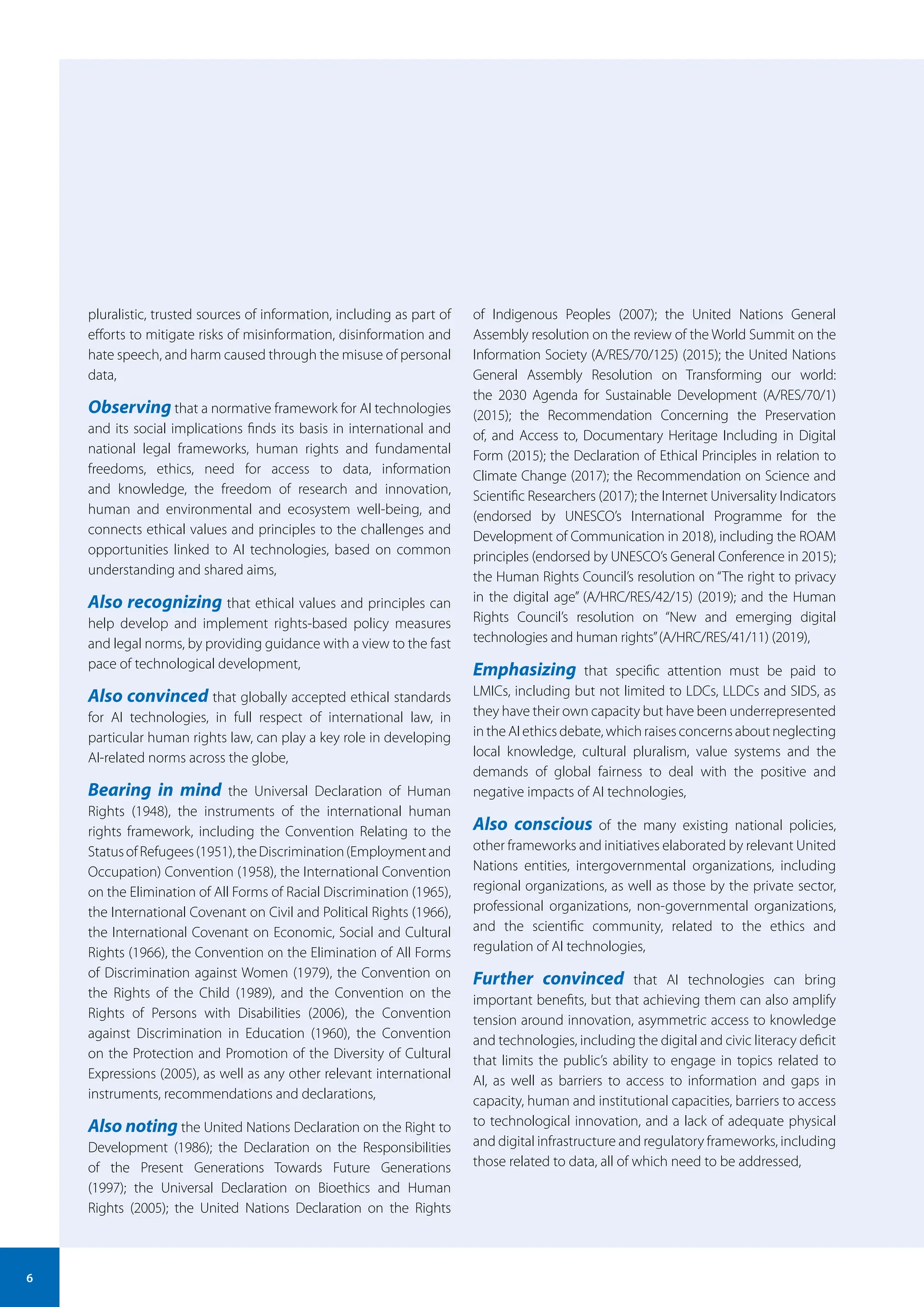 Recommendation on the Ethics of Artificial Intelligence | PDF