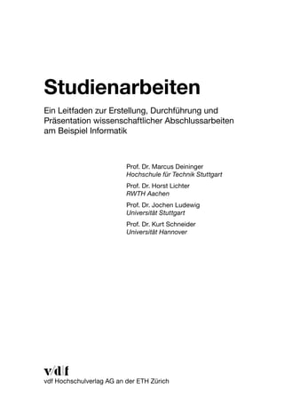 Leitfaden Zur Anfertigung Wissenschaftlicher Abschlussarbeiten – JAPPLH