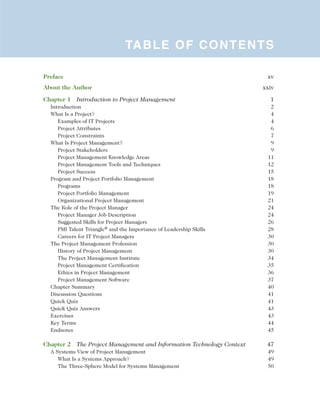 Comprehensive Guide to Information Technology Project Management - 9th ...