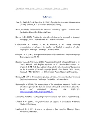 Interdental Consonant Sound Errors Made by First Semester Students of ...