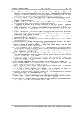 Comparative analysis of classification algorithms for chronic kidney ...