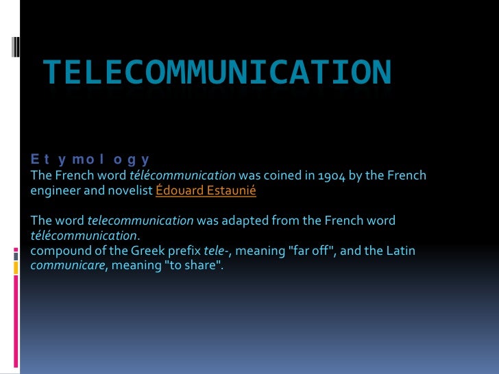 Telecommunication-ppt Telecommunication-ppt