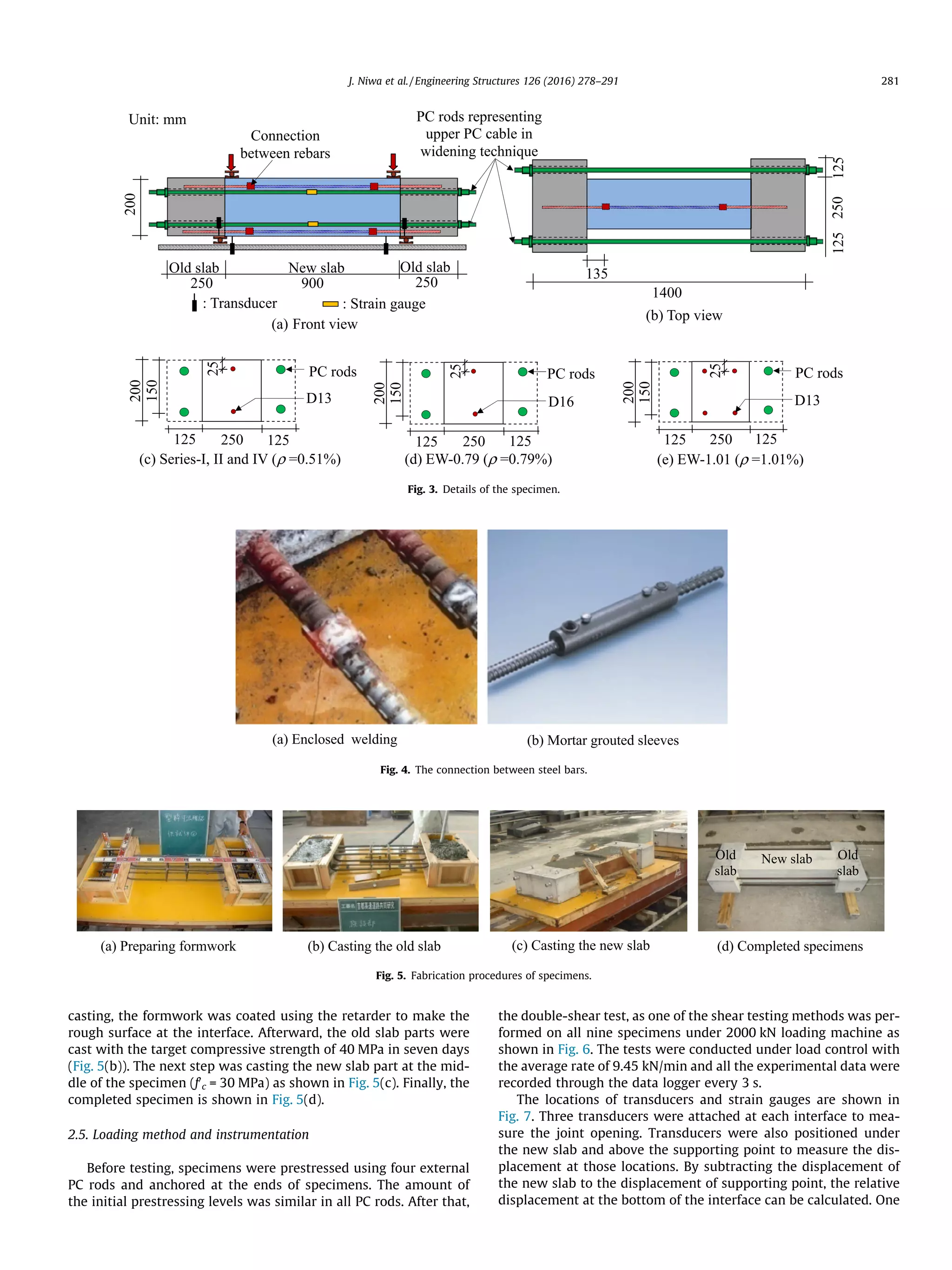 Experimental study on shear behavior of the interface between old and ...
