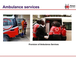Ambulance services
Provision of Ambulance Services
 