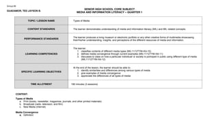 A Detailed Lesson Plan In Media And Information Literacy In – ZNVBGO
