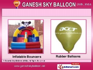Inflatable Bouncers   Rubber Balloons
 