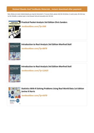 Practical Packet Analysis Using Wireshark: Real World Network Problem ...