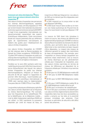 DOSSIER D’INFORMATION MAIRIE
Site n° 38382_003_06 Fiancey, 38120 SAINT EGREVE 4 janvier 2018 Page 28 sur 37
 