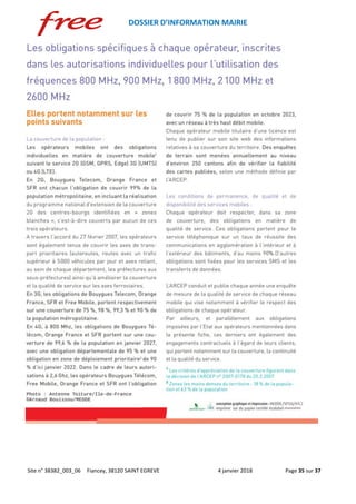 DOSSIER D’INFORMATION MAIRIE
Site n° 38382_003_06 Fiancey, 38120 SAINT EGREVE 4 janvier 2018 Page 35 sur 37
 