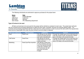 Alpha Case Study - Project Management Plan Sample | PDF