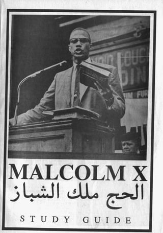 Malcolm X Study Guide-Original Print Edition, by Dr. Abdul Alkalimat