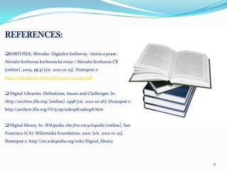 Prezentace_Digital_Libraries | PPT