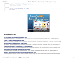 [Whitepaper] The 8 Most Critical Levers to Managing and Sustaining ...