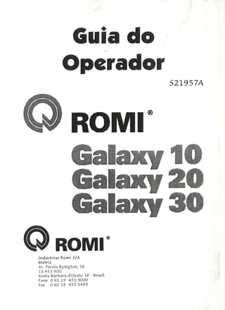 Manual Romi Galaxy