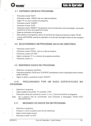 Manual Romi Galaxy