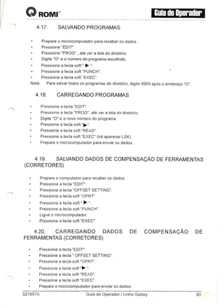 Manual Romi Galaxy