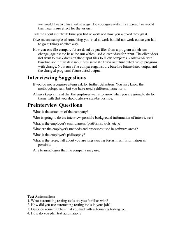 qa testing interview questions