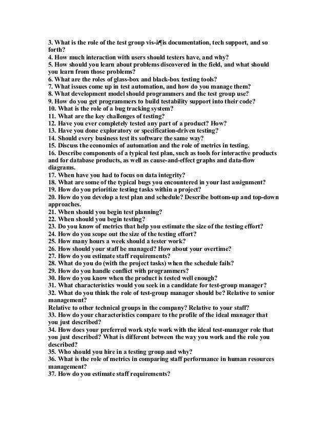 qa testing interview questions