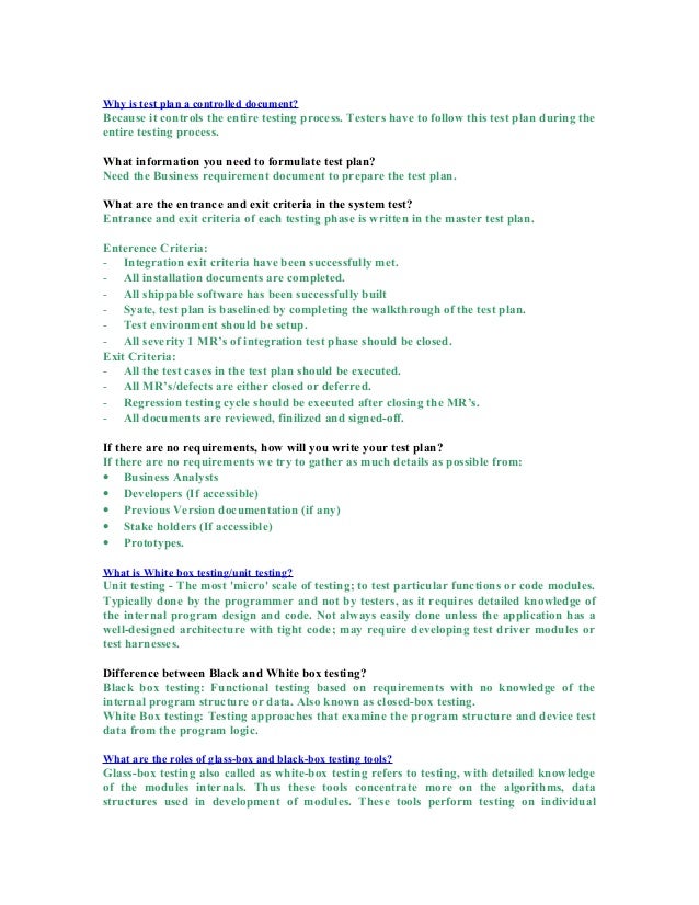 interview questions for qa analyst