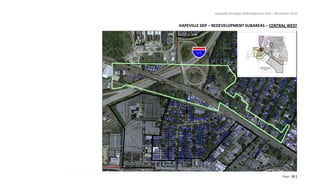 Hapeville Strategic Redevelopment Plan – November 2010
Page 13 |
HAPEVILLE SDP – REDEVELOPMENT SUBAREAS – CENTRAL WEST
 