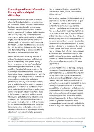 Addressing hate speech through education - A guide for Policy-makers | PDF