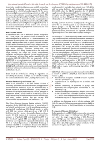 Vitamin D in Chronic Kidney Disease | PDF