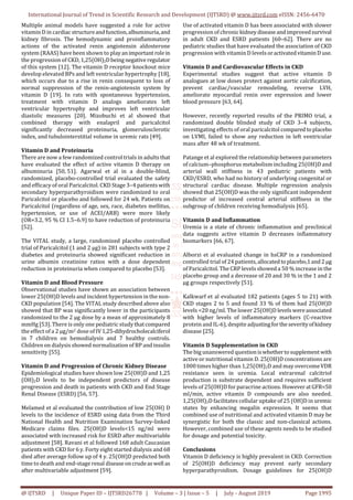 Vitamin D in Chronic Kidney Disease | PDF