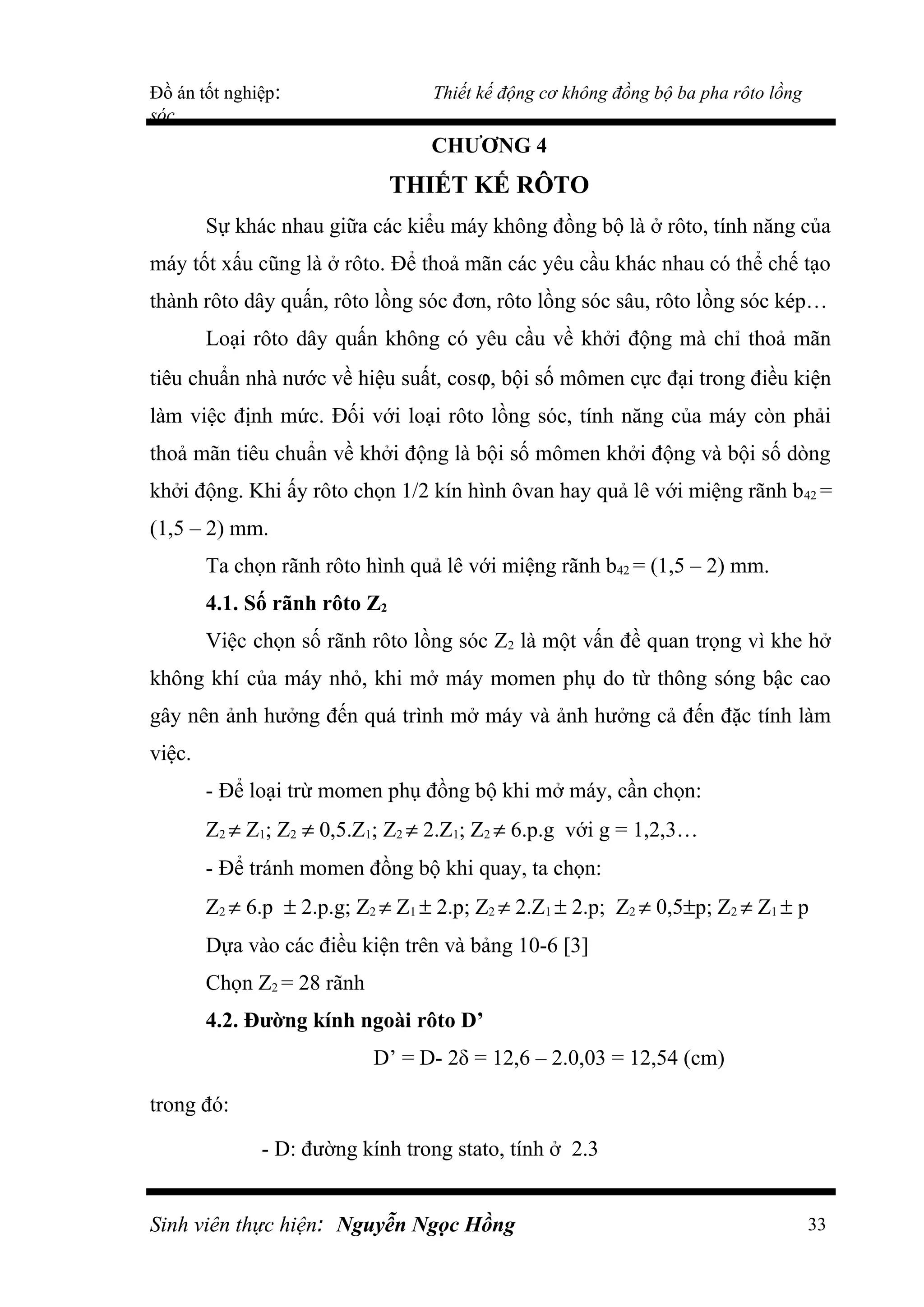 Thiết kế động cơ điện không đồng bộ ba pha rôto lồng sóc (Kèm file ...