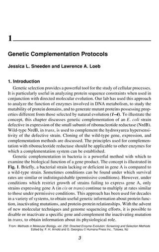 Directed Enzyme Evolution Screening and Selection Methods 1st Edition ...