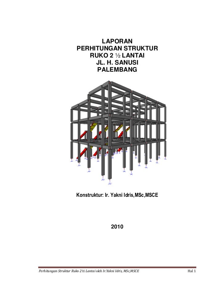 Perhitungan Struktur Rumah 2 Lantai Excel