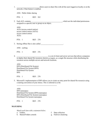 Comprehensive MCTS Guide to Windows Server 2008 Network Infrastructure ...
