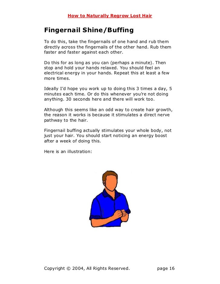 How To Naturally Regrow Lost Hair In 15 Minutes A Day