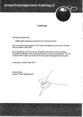 Certificate_Project Management