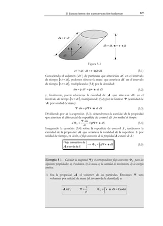 116

4 Tensión

ecuaciones que definen de forma única el ángulo β de la normal a un plano
(con la tensión principal σ1 ) al que corresponden dichas tensiones. La Figura
4-33 proporciona, además, una interpretación del ángulo 2β sobre el propio
círculo de Mohr.

(σ, τ)

τ
R
σ2

(

a = σ1

+ σ2 )

τ

2β

σ1

C

2

σ
σ

Figura 4-33 – Interpretación del ángulo β
4.7.5 Propiedades del círculo de Mohr
a) Para obtener el punto representativo en el círculo de Mohr del estado tensional sobre un
plano cuya normal forma un ángulo β con la dirección principal σ1 :
Se parte del punto representativo del plano donde actúa la dirección principal
σ1 (punto ( σ1 ,0)) y se gira un ángulo 2β en el sentido que va desde σ1 a σ β
σβ
(ver Figura 4-33 y Figura 4-34).
β

τ

(σ

β , τβ

2β

σ2

)

τβ

σ1

2β ′

(σ

β´ , τ β´

σ1

σ

τ β´

)

σ1
β´

σ β´

Figura 4-34
b) Los puntos representativos en el círculo de Mohr de dos planos ortogonales están
alineados con el centro del círculo (consecuencia de la propiedad a) para
β 2 = β1 +

π
, ver Figura 4-35.
2

τ

(σ A , τ A )

σA

σB

2β + π

β
σ1

τB

B

A

σ2

τA

σ1

(σ B , τ B )
Figura 4-35

© Els autors, 2002; © Edicions UPC, 2002

2β

σ

 