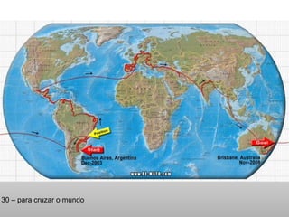 30 – para cruzar o mundo  