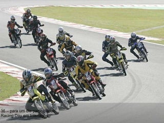 36 – para um dia participar do Racing Day em Interlagos 