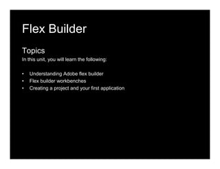 Adobe Flex - Developing Rich Internet Application Workshop Day 2 | PDF