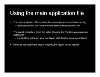 Adobe Flex - Developing Rich Internet Application Workshop Day 2 | PDF
