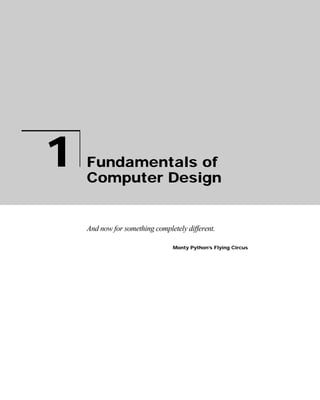 Computer Organization and Design 2nd Edition David A. | PDF