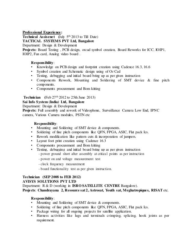 resume