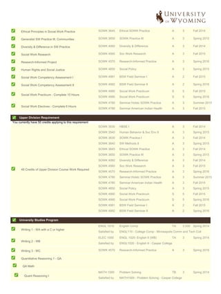 Degree Transcript | PDF